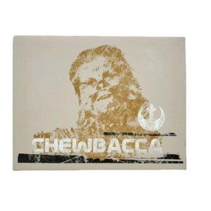 Chewbacca Star Wars Artwork Stretched Canvas on Wood Frame